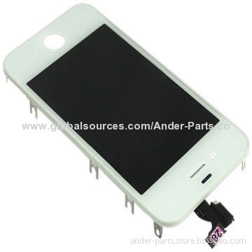 Genuine LCD with digitizer assembly for iPhone 4/4s, hot selling and lowest price